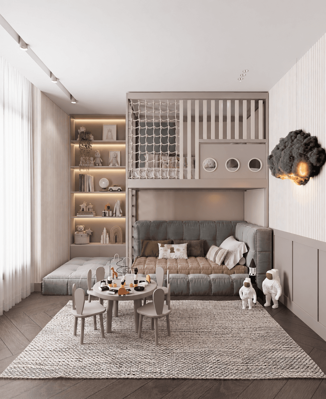 Modern İskandinav Çocuk Odası